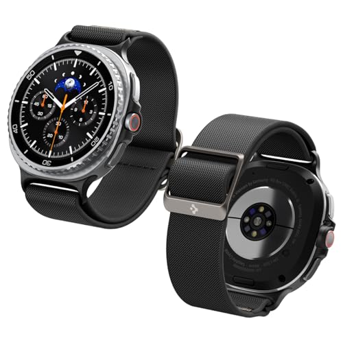 Image of Spigen Lite Fit Designed for Samsung Galaxy Watch 8 44 /40mm, 8 Classic 46mm Band Nylon Solo Loop Strap (2025)