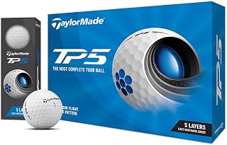 テーラーメイド（TAYLORMADE） ゴルフボール TP5 ボール 2021年モデル ダース(12個入り)