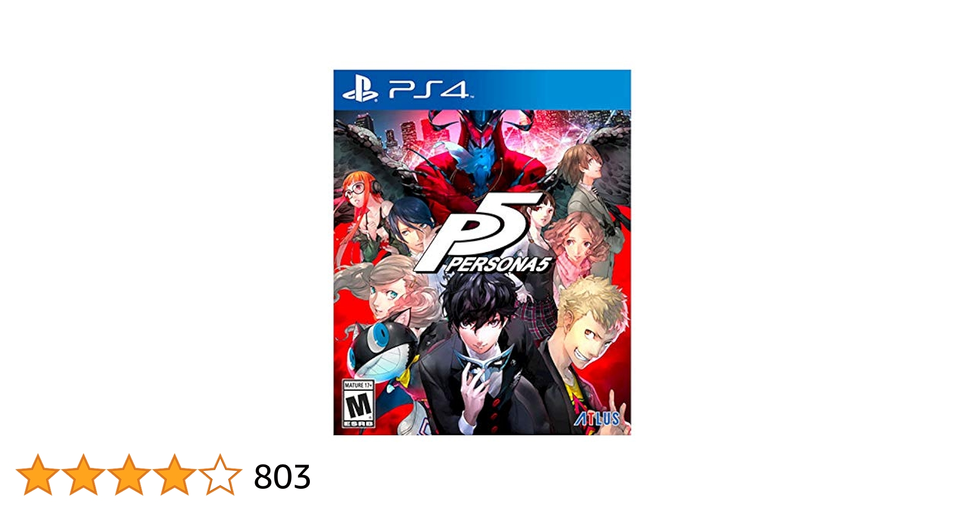 Amazon.com: Persona 5 - SteelBook Edition - PlayStation 4