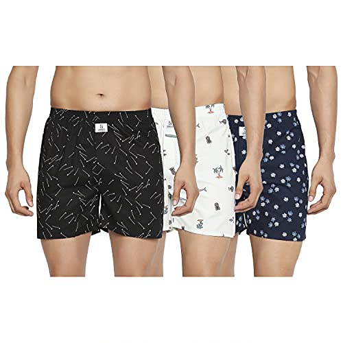 Image of Longies Men's Cotton Boxers (Pack of 3)