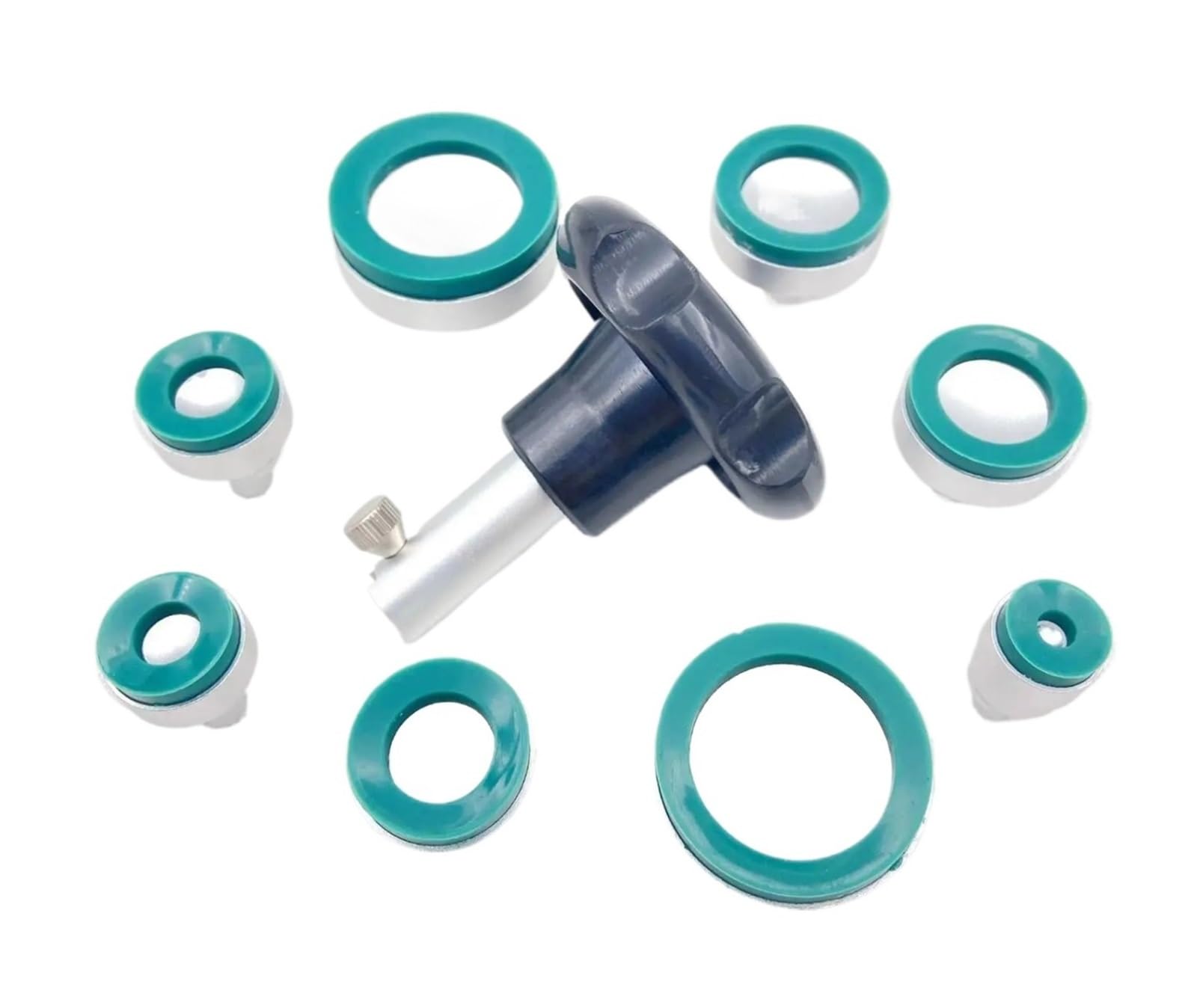 8-teiliges Uhrengehäuse-Öffner-Set mit Saugschraube, Gummi-Uhrenöffner-Werkzeug for Uhrmacher Matrizen in verschiedenen Größen für Uhrmacher