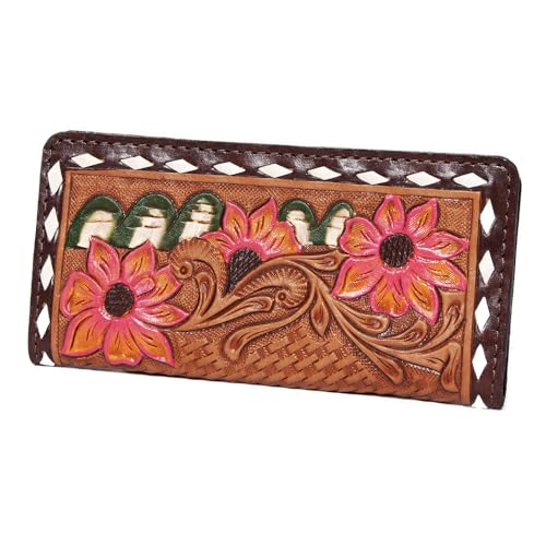 Western Handbag, American Darling Clutch, Hand Tooled Genuine Leather, Women's Bag, Purse