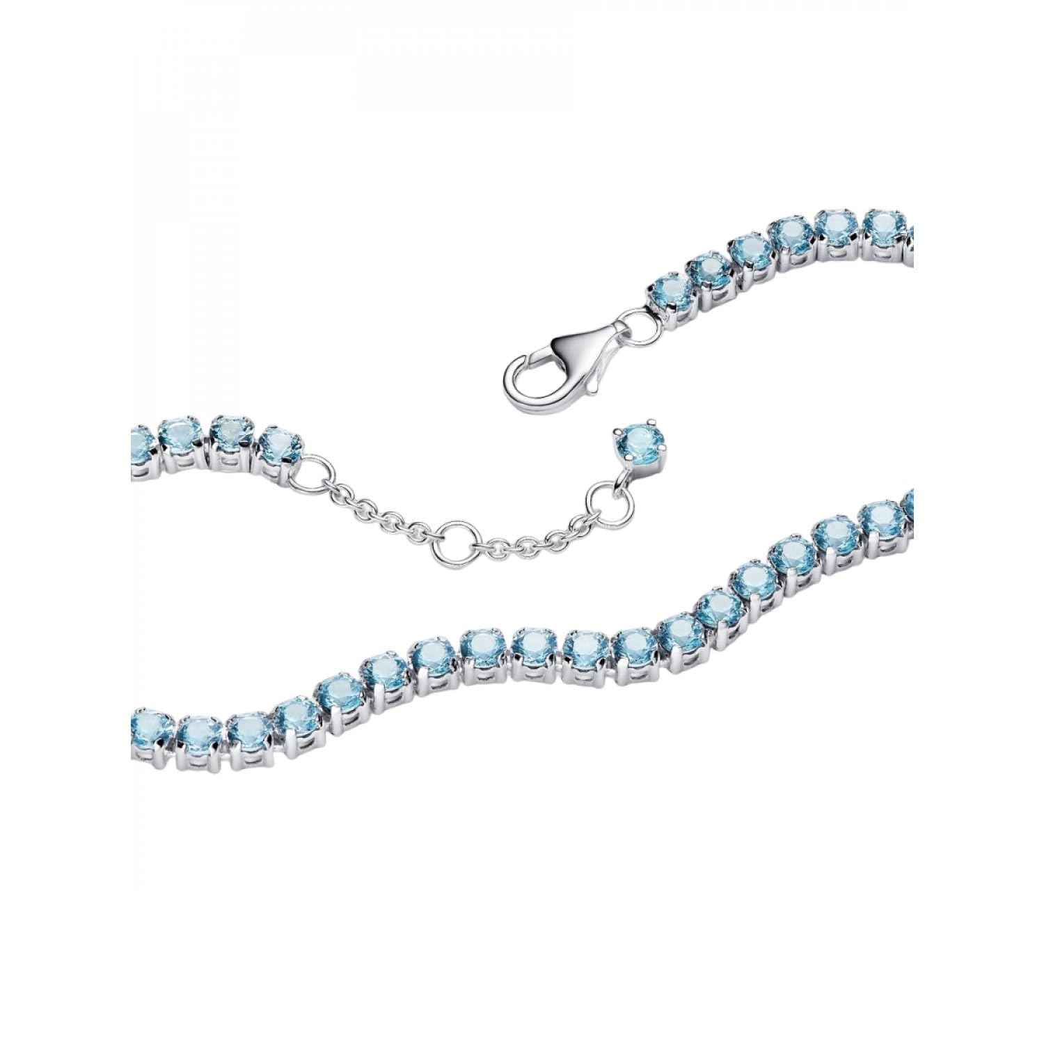 PANDORA Bracciale senza tempo 591469C03-18 Tennis blu