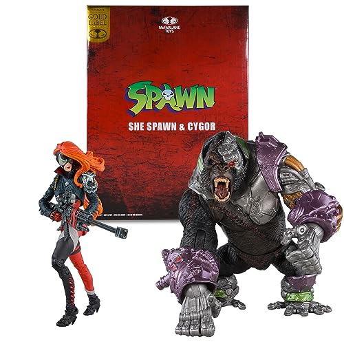 Mcfarlane Toys 90201 Spawn She-Spawn & Cygor Action Figure 2Pk thumb #7
