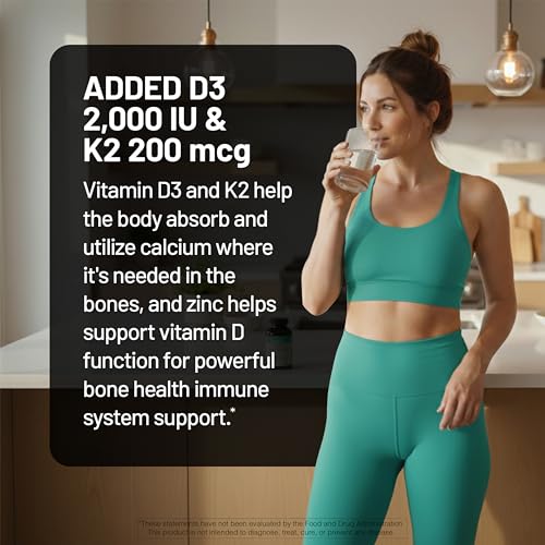NatureWise Zinc Picolinate with D3 + K2 - Zinc Supplements for Men & Women + Vitamin D3 K2 - Supports Immune & Bone Health* - Non-GMO, Gluten Free, USA Manufactured - 30 Capsules[30 Day Supply] - image 5