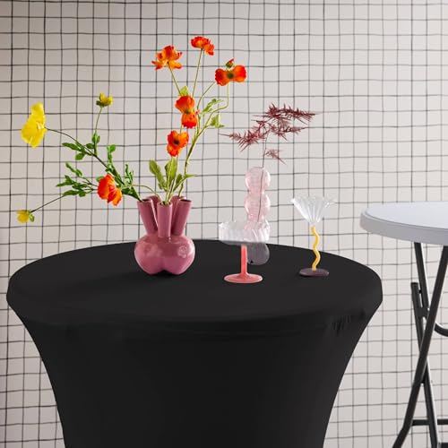 Lot 2 Tables Hautes Pliables Gala 80 cm Noir Alice's Garden