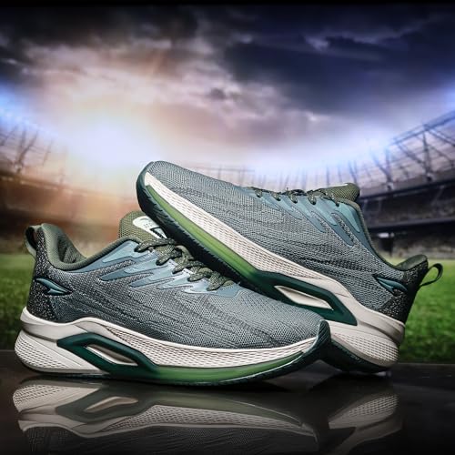 Image of ASIAN Powerplay-31 Men's Running Shoes | Wave-Tech Knit Upper with AeroFlow Side Panels | EVA Midsole | Fish-Scale Yarn | Stylish Athletic Sneakers