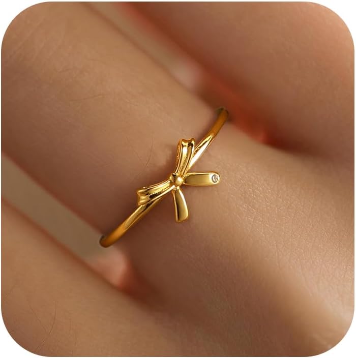 Bow Rings for Women Mother Daughter Friendship Knot Botswana Ubuy