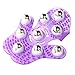 Produktbild Anself Palm Shaped Massage Handschuh Body Massager mit 9 360-Grad-Walze Metall Roller Ball zufällige Farbe