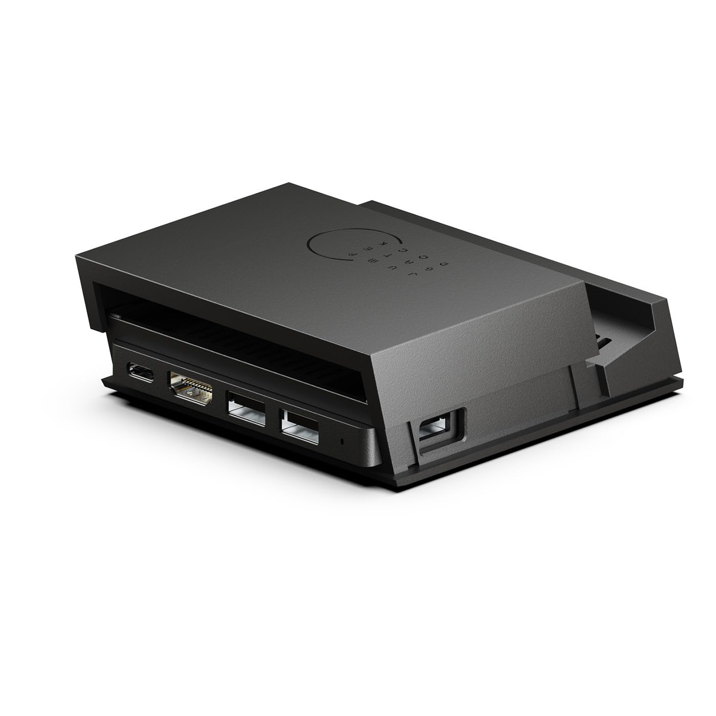 SAVAGE RAVEN by Skull & Co. Jumpgate PRO Portable Dock with Detachable USB Hub HDMI TV Adapter for Nintendo Switch 2- Black