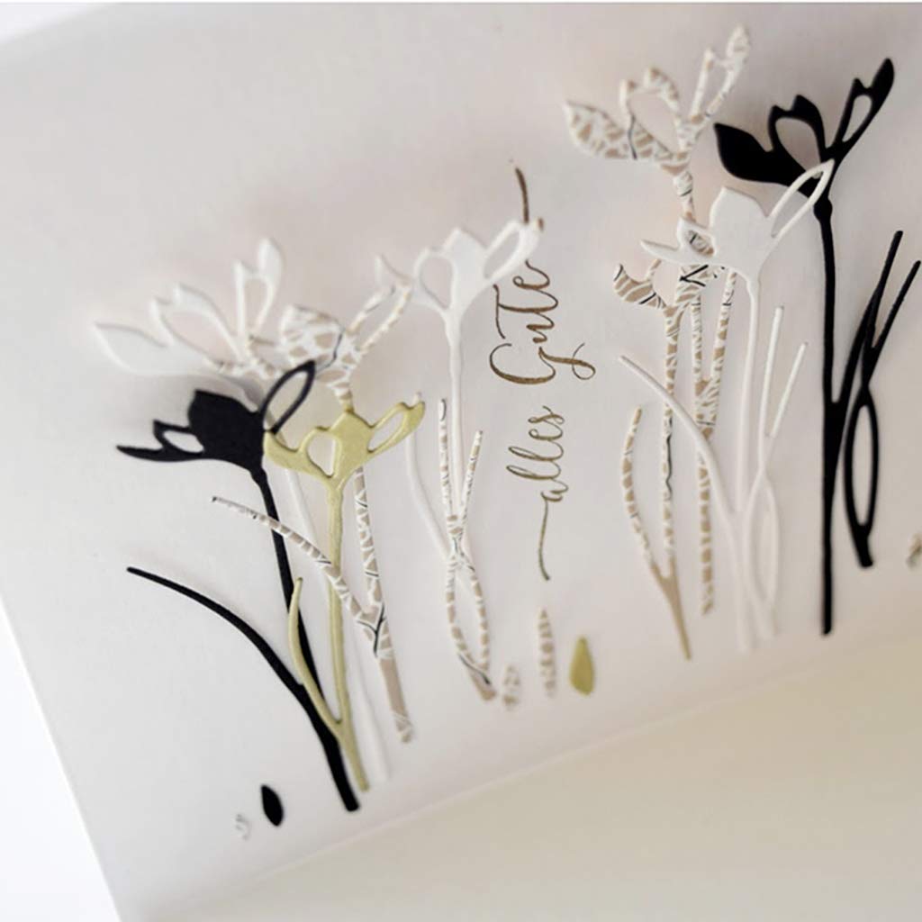 Acquista Cartella per goffratura in plastica con farfalla e fiore per scrapbooking, album fotografico fai da te, modello di cornice per carta, ovale rosa in Italia a partire da 3.47
