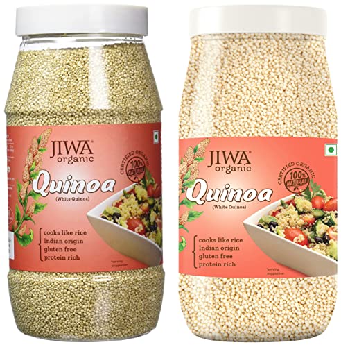 Image of JIWA healthy by nature Organic Quinoa, 1 Kg, (Certified Organic & Gluten Free) & Organic Quinoa, 1.4 Kg (Certified Organic & Gluten Free)