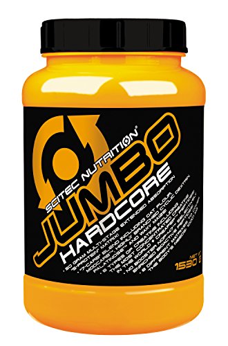Scitec Nutrition Jumbo Hardcore, Aromatisiertes Eiweiß Getränkepulver mit Kohlenhydraten, 1530 g, Bananen-Joghurt