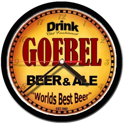 GOEBEL beer and ale cerveza wall clock