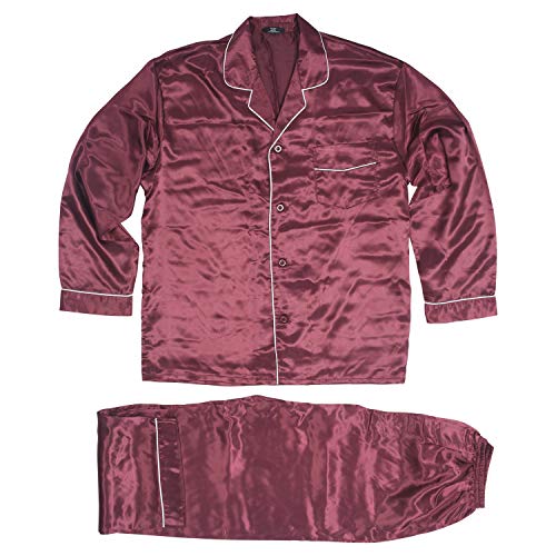 Mens Silky Satin Pajama Set2