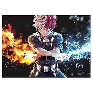 ALTcompluser Anime My Hero Academia poster wanddecoratie muurschildering klein formaat poster horizontale versie…