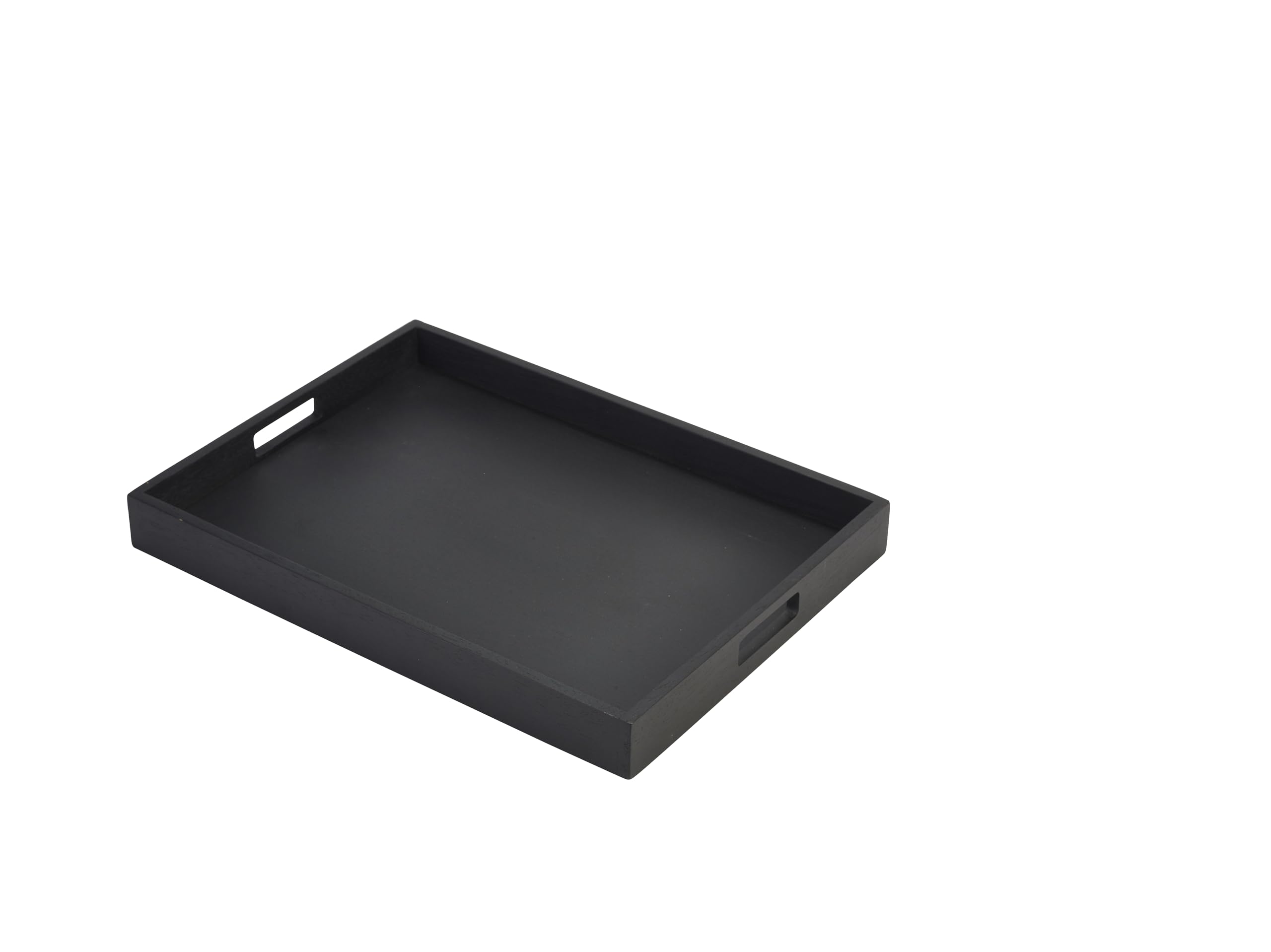Bandeja para mayordomos de Color Negro Macizo, 44 x 32 x 4,5 cm, Individual