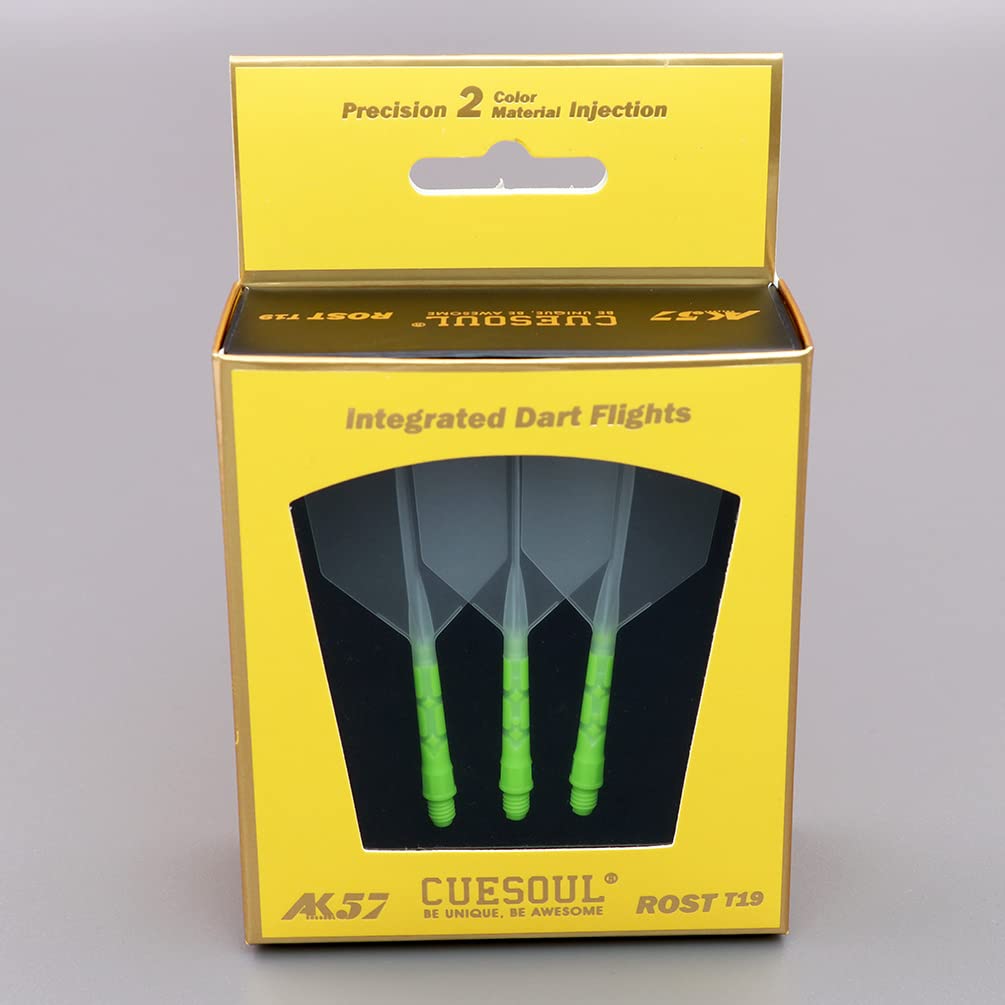 CUESOUL ROST T19 Integrated Dart Shaft and Flights Big Wing Shape,Set of 3 โ image 1