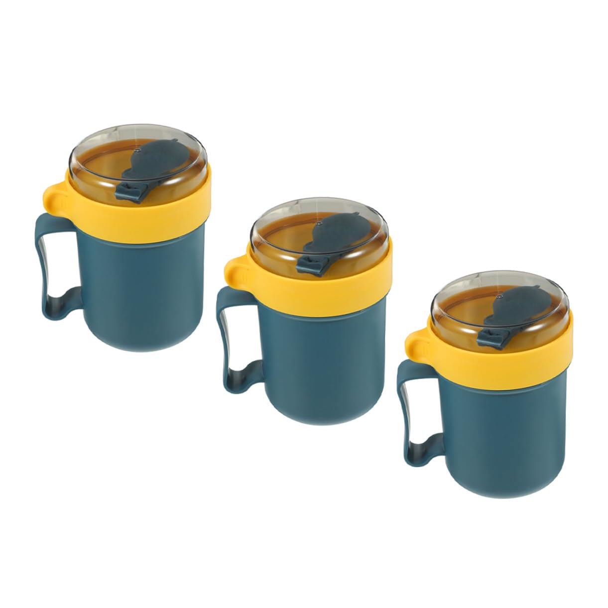 Tazas de sopa con tapa y cuchara de 500ml que solucionan tus almuerzos fuera de casa de forma limpia