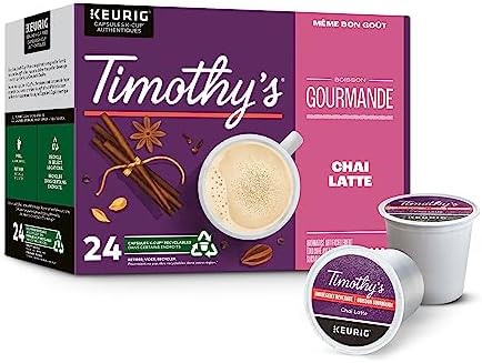 Timothy's Chai Latte K-Cup Coffee Pods, 24 Count For Keurig Coffee Makers - 2