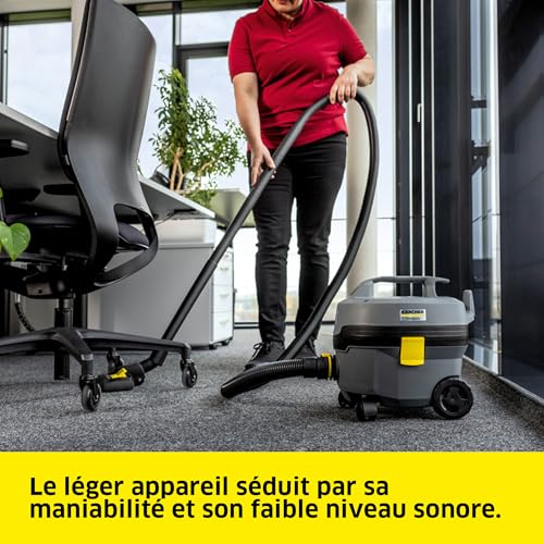 Karcher Aspirateur poussières professionnel T 71 Classic ultra léger 3 5 kg cuve anti choc 7 5 litres - vue 6