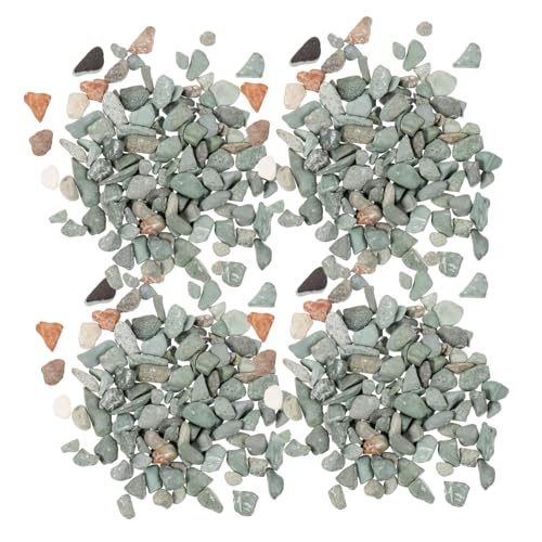 KONTONTY Gray Stone Miniature Kit Rock Decor 60g Bag Natural Stone Decor for Mini Garden