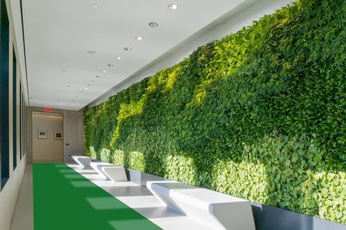 image for EZLucky Green Carpet Runner for Party, 2.6X15ft, 130GSM Felt Non-Woven