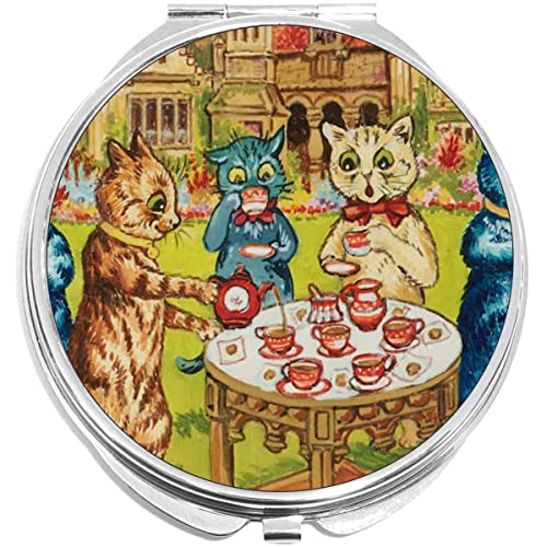 Espejo compacto vintage redondo NewCharms 2.25 pulgadas