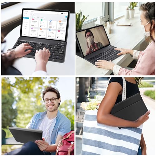 Tastatur Hülle für Lenovo Idea Tab 11 Zoll Tablet 2025,QWERTZ Wireless Abnehmbare Tastatur Kompatibel mit Lenovo Idea Tab 11 2025 mit… – Ansicht 5