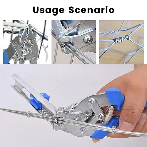 Alicates de anillo de uñas tipo M multifunción con 1200 clips M para vallas 7