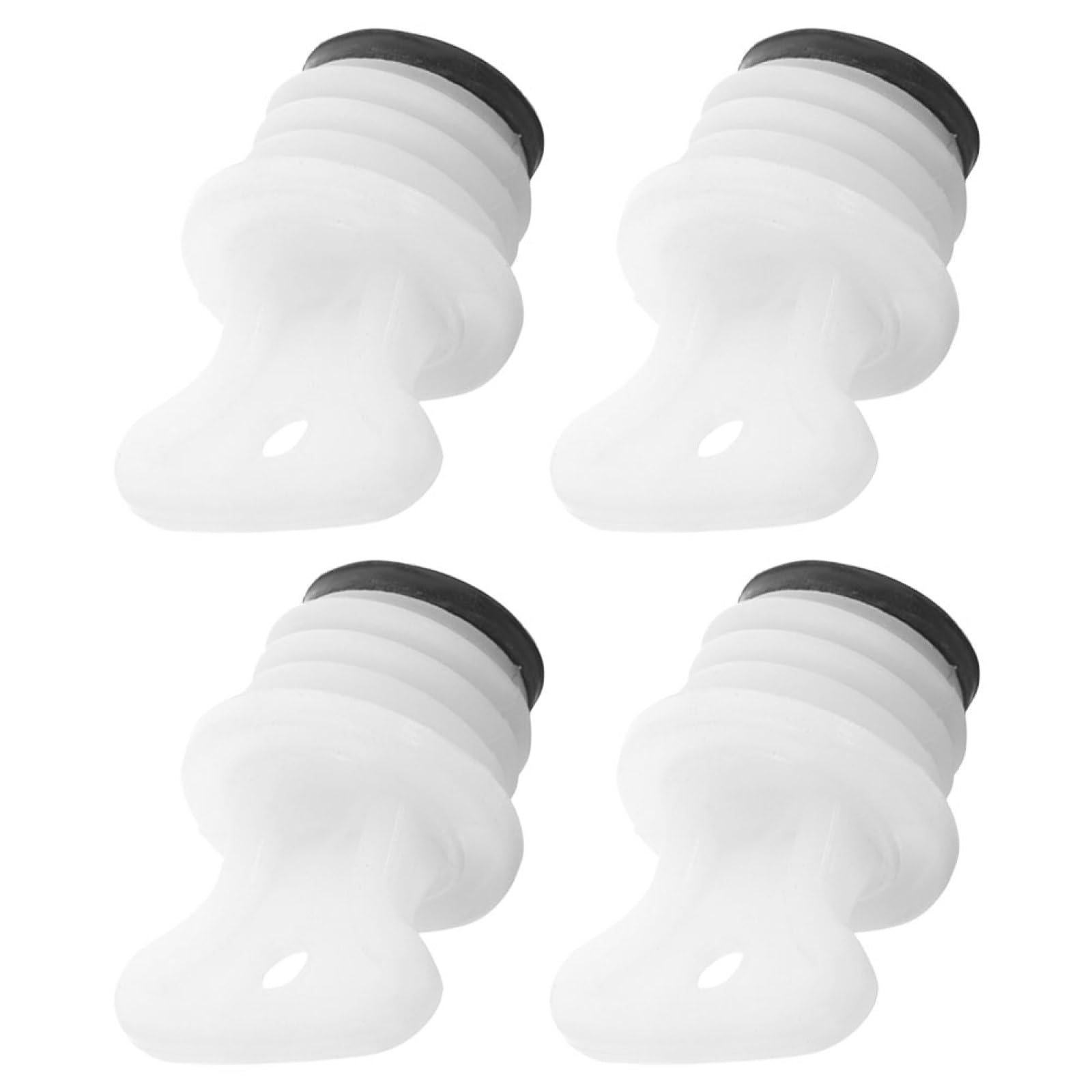 Hoement 4Pcs Leakproof Hot Water Bag Stoppers Portable Small Plug Seal for Hot Water Bottles Replacement Caps for Hot Water Sack Anti-Leak Water Stoppers