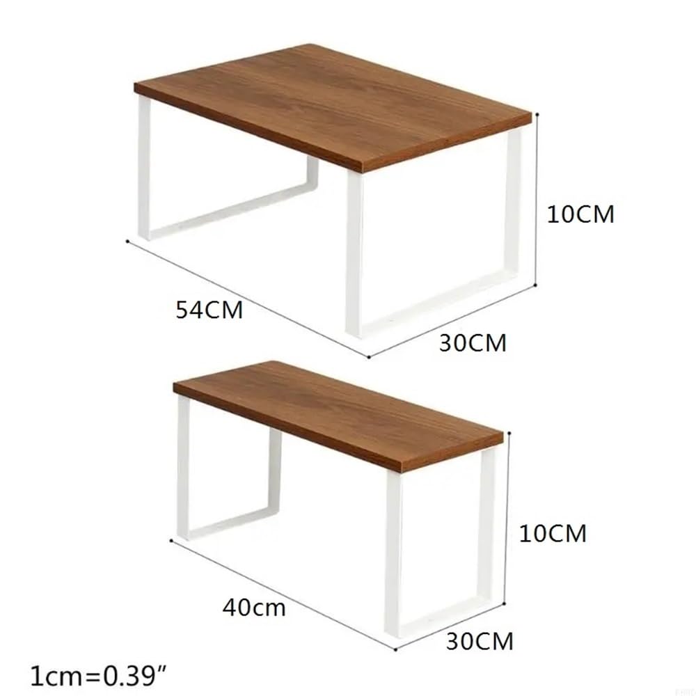 Stampante Piedistallo Supporto for stampante da tavolo, ripiani portaoggetti for mangiare a letto, forniture for scrivania multiuso(Piccolo)