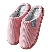 Pantuflas de Peluche con Punta Cerrada Zapatillas Clidas para Mujer de Casa Zapatillas Casuales Antideslizantes Deslizamiento para Otoo Invierno Interiores Dormitorio Madera Piso