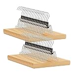 SONGMICS – SONGMICS Hosenspanner, 36 Stück, Kleiderbügel aus Holz, ruts