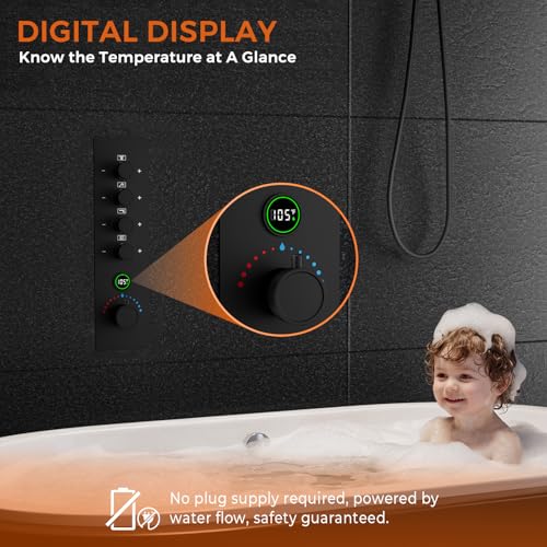 Vanne de douche numérique anti-brûlure : résout les variations de température - 3