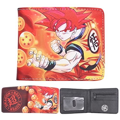Monedero Chico Carteras para Hombre simyron Monedero de y Esfera del dragón Monedero Piel Hombre Cartera de Cuero Plegable Delgada Superfina PU Cartera para Niños Niña 11.5 x 9 x 2 CM Cover