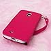 MPERO Flex FLIP Wallet Case for Samsung Galaxy S4 - Pink/Navy Blue