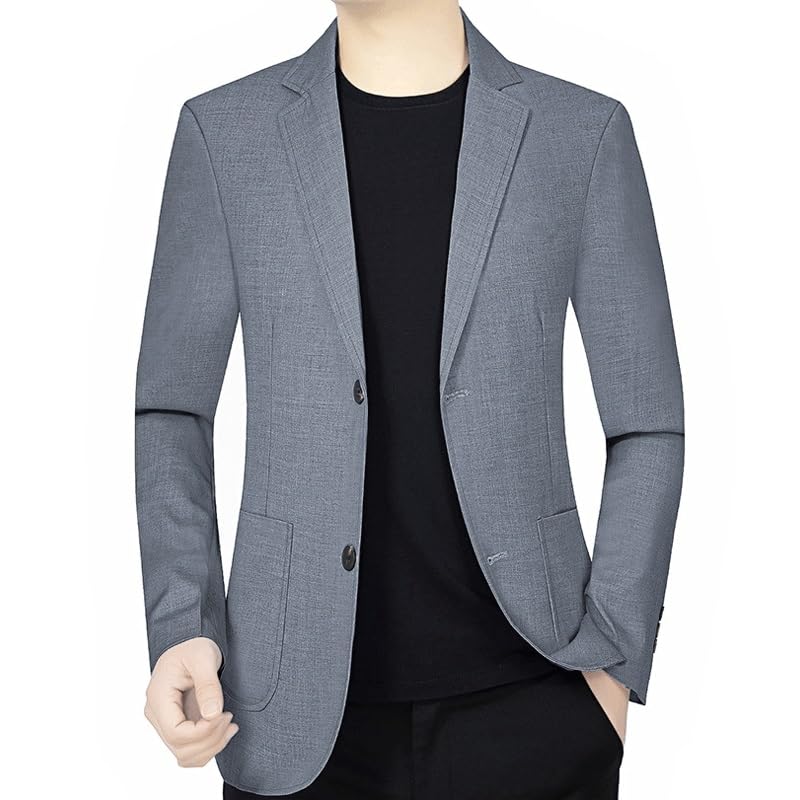 Casual Blazers Mens Casual Blazers Jacket Two Button Suit Jackets Lightweight Knit Sport Coat Western Sport Coats