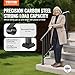 VEVOR Handrails for Outdoor Steps, 5 Step Stair Hand Rail Kit, Transitional Carbon Steel Railings with Installation Kit, Stair Rails for Seniors, Concrete Steps & Porch & Deck, Black Retro Arch