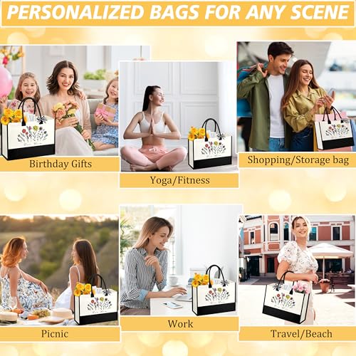 Bolso tote para mujer: regalo para nueva mamá, gran mamá o cumpleaños miniatura 6