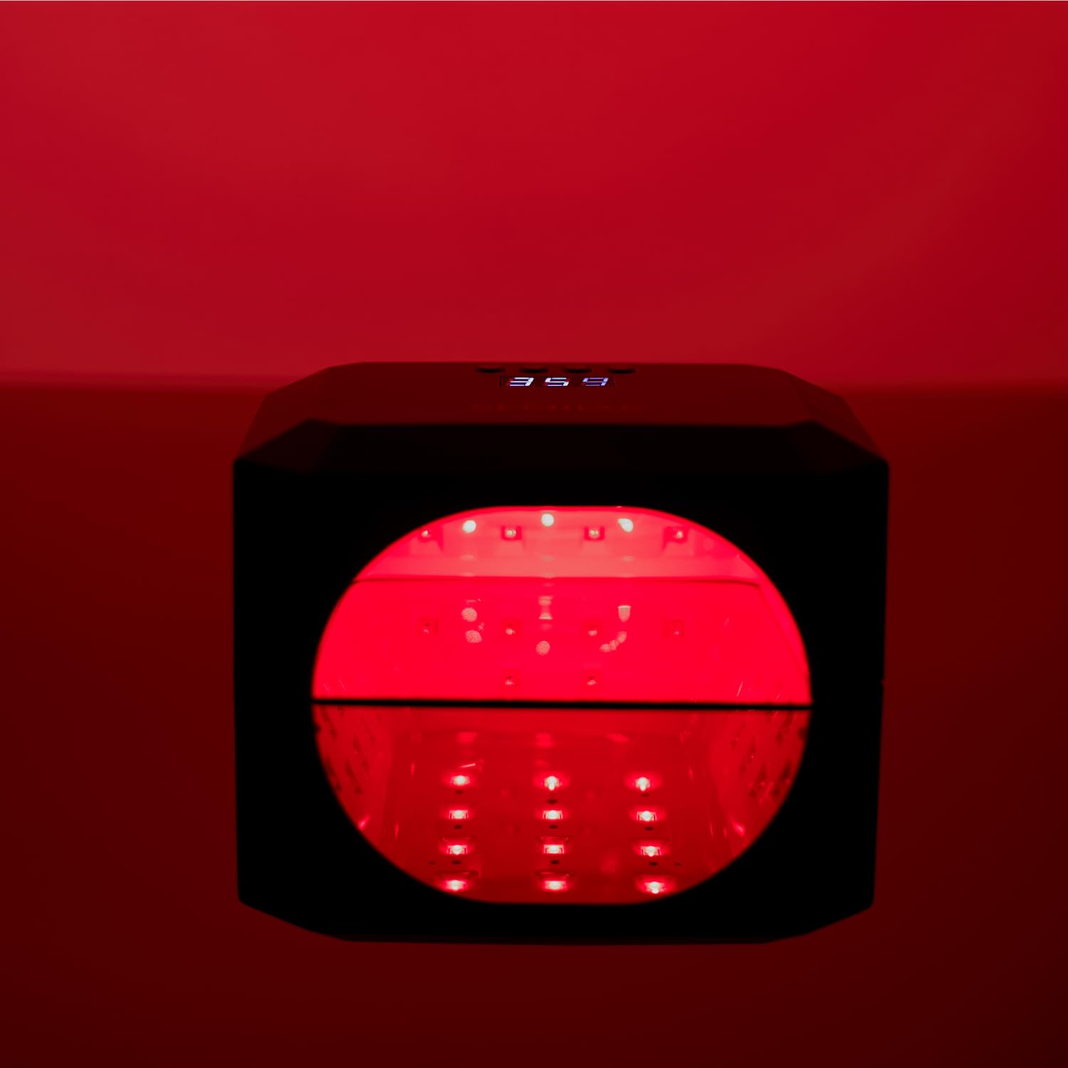 Semilac Lampa UV LED 24 W/48 Diamond – system Multi LED Red Light, 3 tryby świecenia (niebieski, różowy, czerwony) do szybkiego utwardzania i pielęgnacji skóry, czerwone światło 660 nm