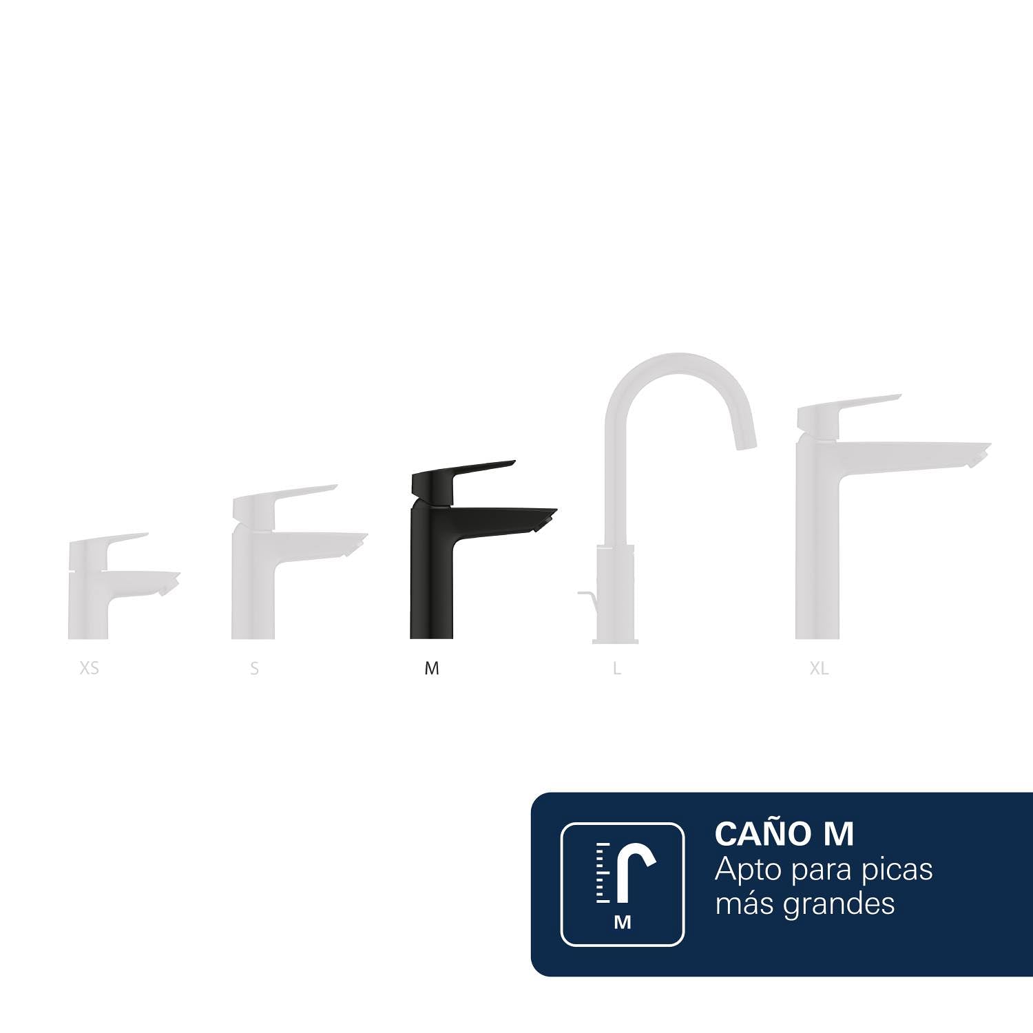 GROHE Dice Grifo de Lavabo M con Desagüe Push-Open (Cartucho Cerámico 28 mm, Ahorro de Agua y Energía, Conexiones 3/8", Fácil de Instalar QuickTool Incluido), Negro Mate, 1018362430