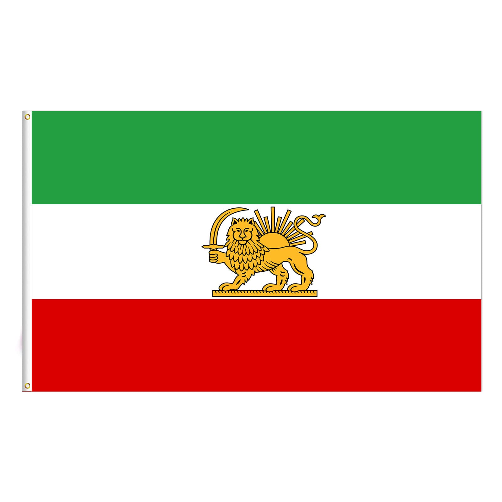 FLAGBURG 3x5ft Iran Old Persia Flag- Persian Flags 90x150cm-Banner