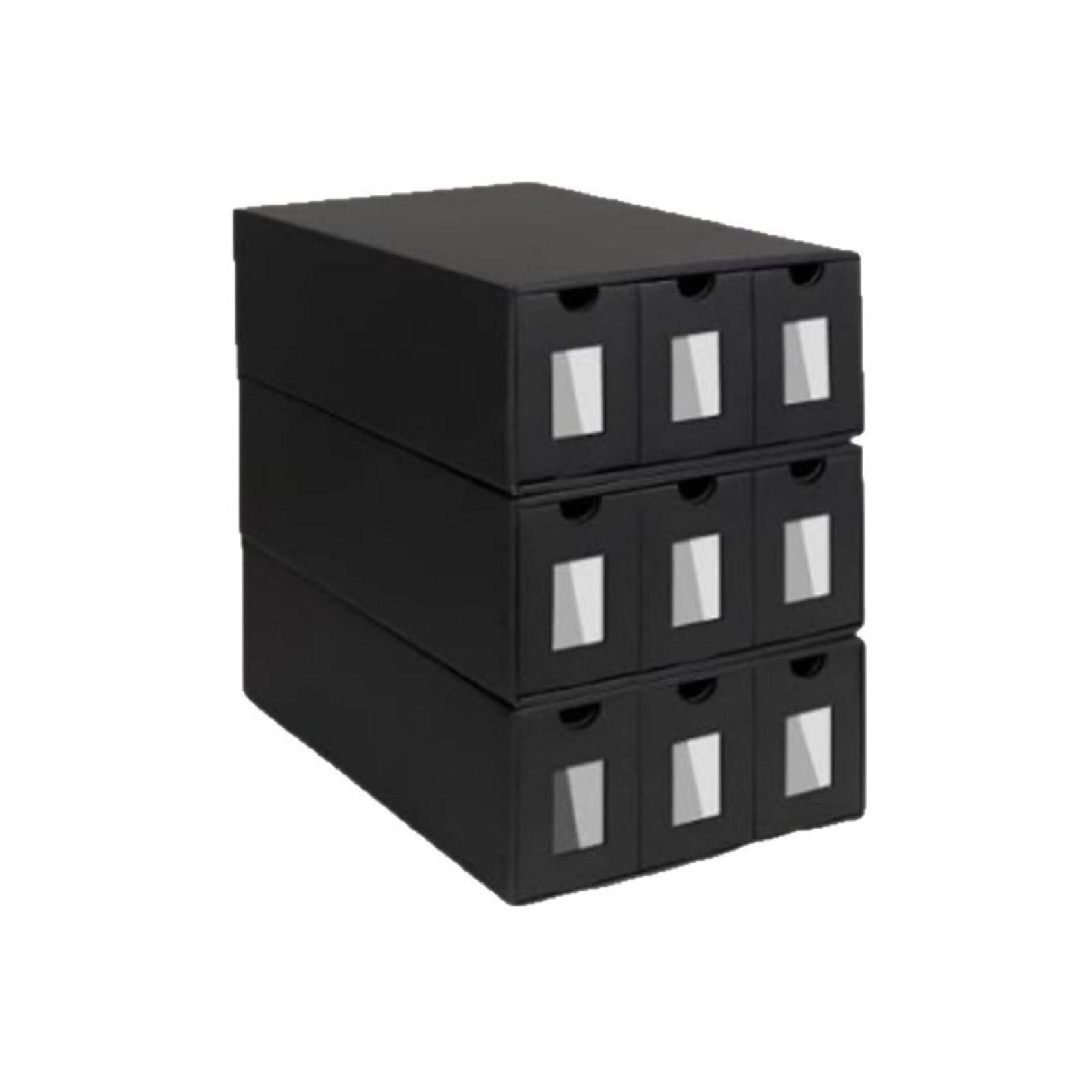Contenitore Carte Collezione Scatola Cassetto Organizer Carte Trading Espositore Modulare Archivio Etichette Finestra Divisori Inclusi Materiale Carta Adatto per Collezione Giochi Tavolo