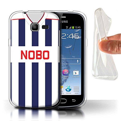 Coque Gel TPU/Etui pour Samsung Galaxy Trend Lite/S7390 / Brighton 1989 Design/Maillot de Football Rétro Division 1 Collection