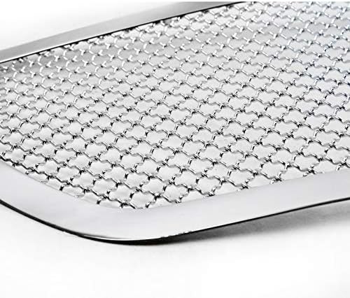 Front Bumper Stainless Steel Mesh Upper Grille Insert Chrome Compatible with 2005-2007 Magnum
