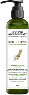 keya seth aromatherapy, device of drop Keya Seth Aromatherapy Korean Red Ginseng Hair Growth Shampoo, Blocks DHT, Pentavitin, Decyl Glucoside, Hydration Nourishes Hair & Scalp 200ml-picture-44