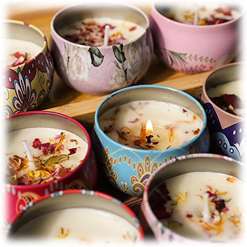 SZDN Candele Profumate 4 pezzi Candele Set per