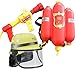 Produktbild Idena 8040009 - Feuerwehr Wasserspritze, ca. 40 cm (Wasserspritze + Helm)