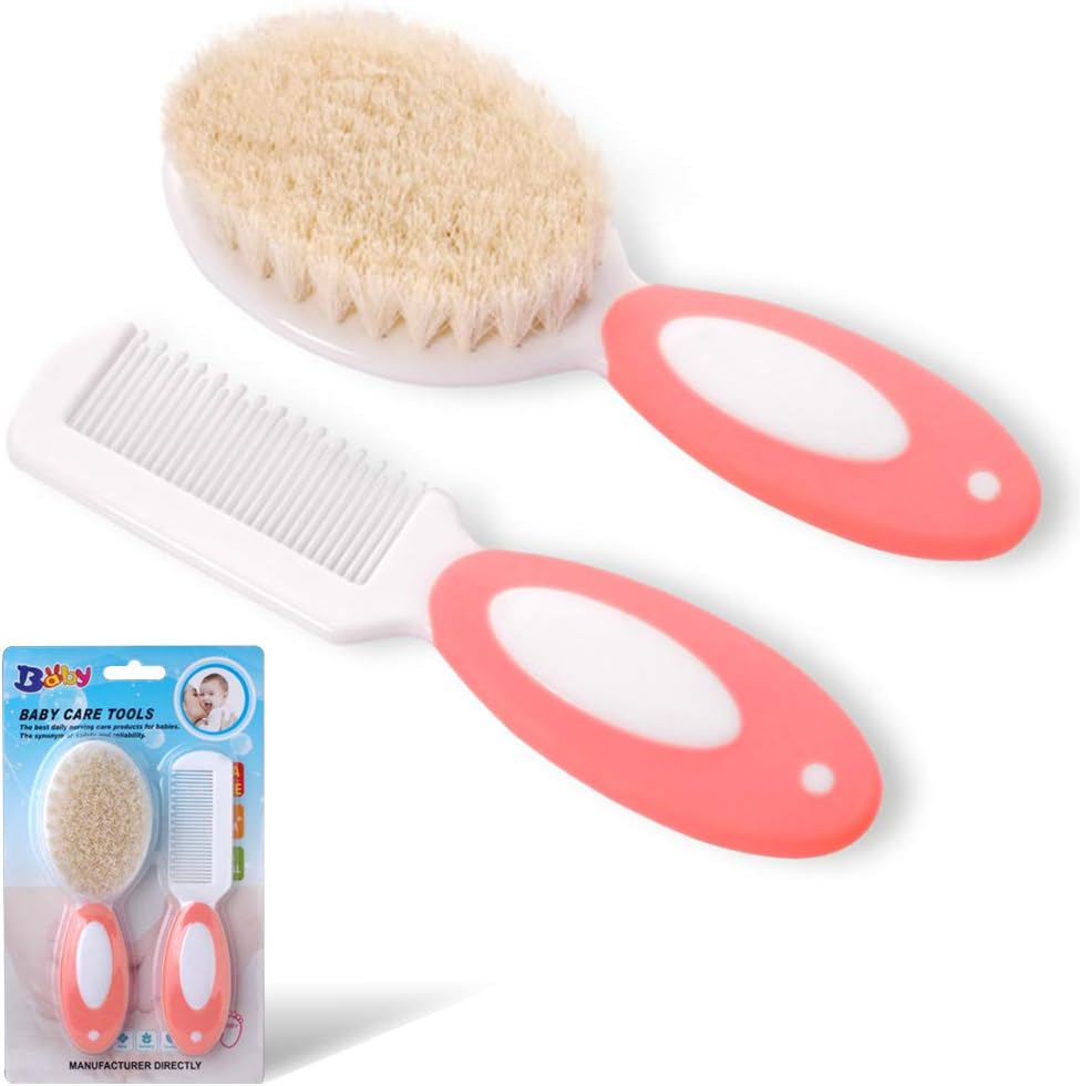 Baby Hair Brush and Comb Set for Newborns & Toddlers